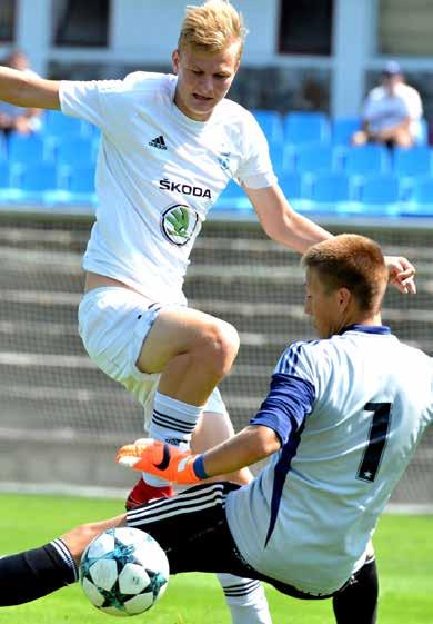 Devatenáctiletí jsou úspěšnější venku než doma V utkání druhého kola nového ročníku a prvního na domácím hřišti FK Mladá Boleslav - SK Sigma Olomouc 1:2 boleslavští starší dorostenci těsně prohráli s