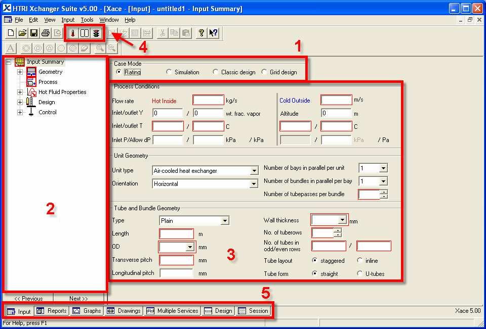 PRACOVNÍ LIŠTY (TOOLBARS, BUTTONS): Jsou na obr.2.17 vyznačeny šipkou s popisem 3. Funkce jako nový dokument či otevřít jsou běžně známé a není nutné je tedy podrobně popisovat.