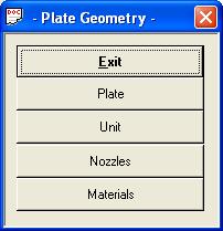 tabulka pro specifikaci geometrie (vpravo).
