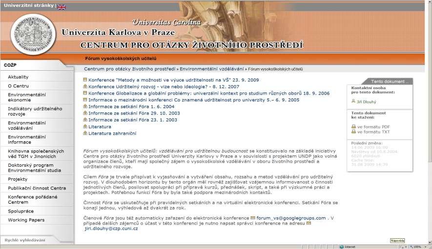 Konference Fóra