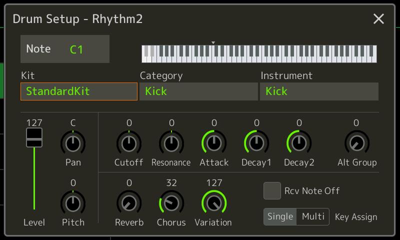 PŘÍRUČKA PŘECHODU NA GENOS - CO NOVÉHO PŘINÁŠÍ GENOS? Bicí Revo Drums Tuto technologii použila Yamaha pro zvuky bicích úplně poprvé.