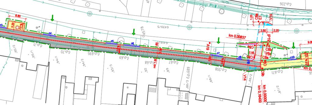 Cyklostezka centrum 4. etapa situace úseku Připravena k realizaci v roce 2008 Etapa Char.