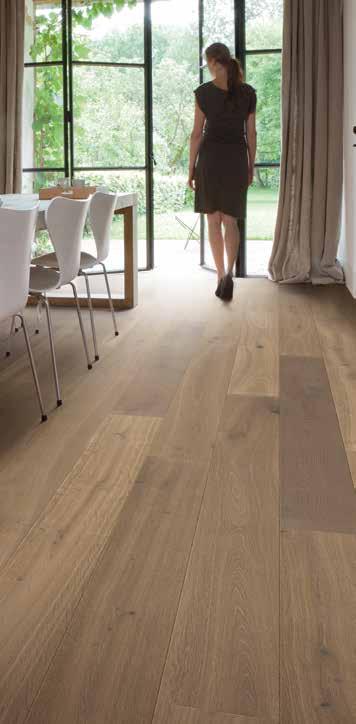 PAL 356S Objevte svou dřevěnou podlahu 0 Objevte naši vášeň pro dřevo 06 Autentická krása a snadný