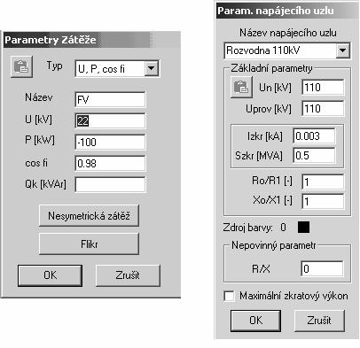 generátor V větrná elektrárna asynchronní generátor M motor vlastní spotřeby, například vývěva bioplynové elektrárny V modelu jsem postupně měnil jednotlivé zdroje i jejich parametry.