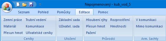 typu *.vod5. Program bude nasměrován do výchozího adresáře, podle nastavení parametru Předvolená cesta k datovým souborům v Parametrech programu na záložce Cesty. (Viz kapitola 13 Parametry).
