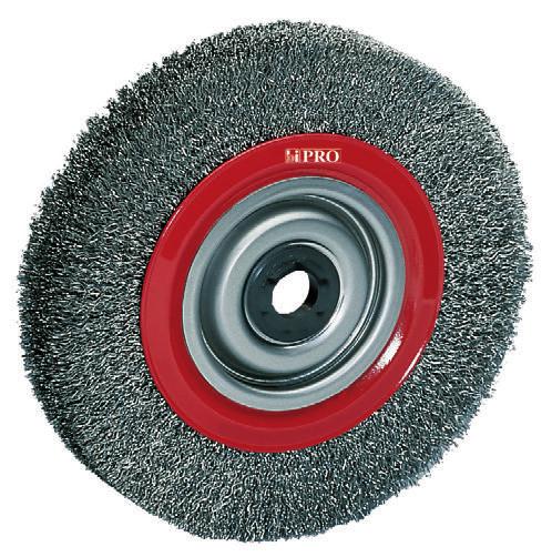 v pohyblivých strojích (ohebné hřídele) do Ø max. 150 mm, větší Ø na stacionárních strojích. K univerzálnímu použití Ø 100, 125, 150, 178 a 200 mm jsou ke každému kartáči přiloženy 2, příp.