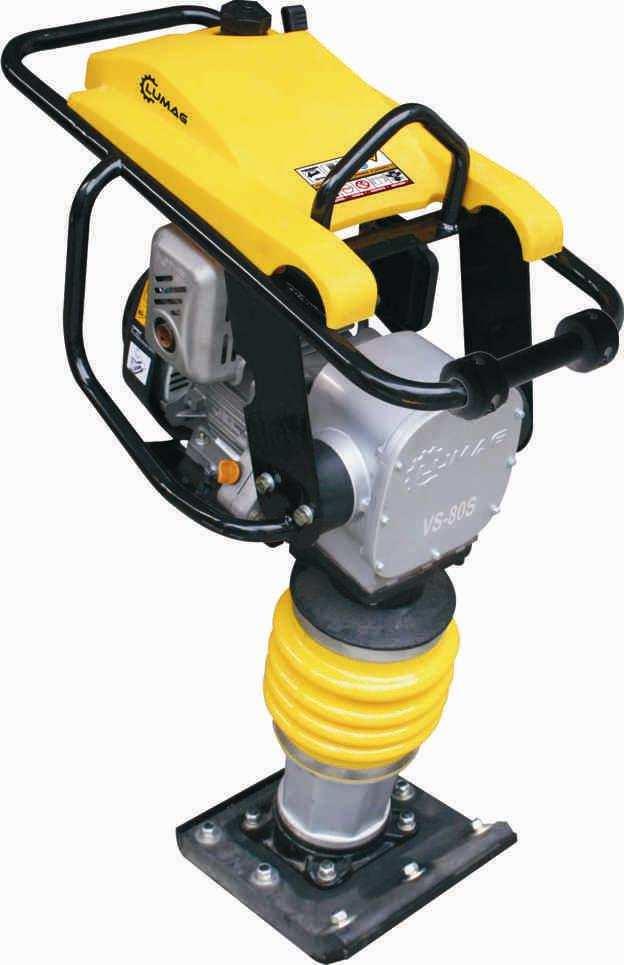 Technické specifikace: Lumag VS 80S - výkon motoru: 3 kw - rozměr desky (š x d): 285 x 345 mm - provozní hmotnost: 75 kg - frekvence: 10-12 Hz - max.