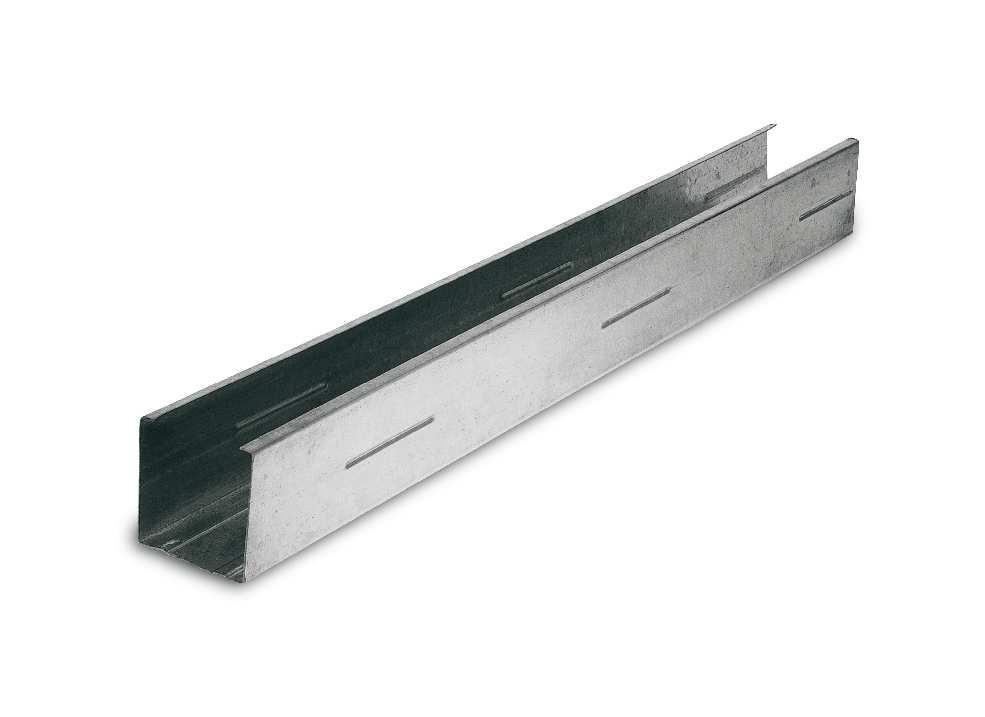 (d/š/v/tl): 4000/100/40/2 mm Hmotnost: 2,43 kg/m Počet kusů: 3 ks Hmotnost celkem: 29,2 kg UA-Profil 50 Knauf Rozměry