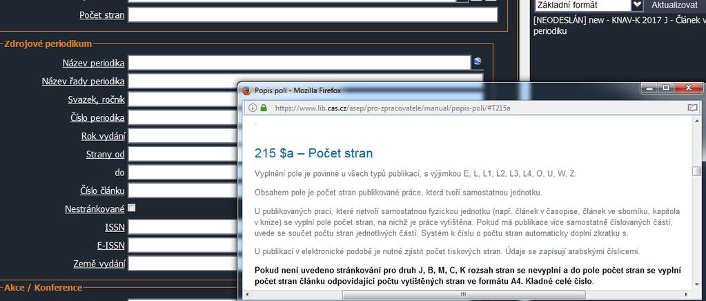 Kontroly zápisu v ASEP Nestr.