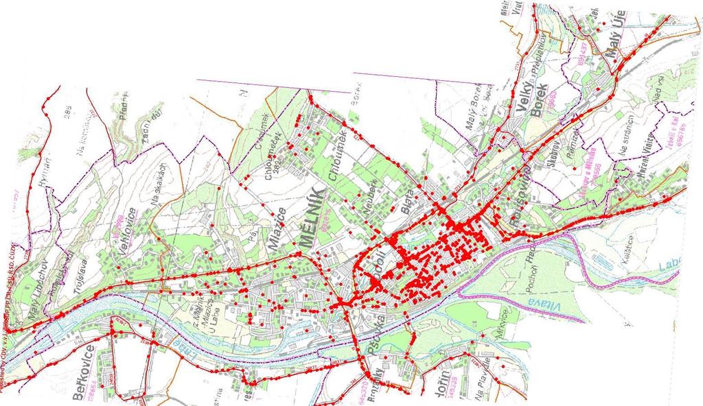 Následuje silnice III/2730 ul. Bezručova s 59 nehodami. Příčinou jsou v těchto případech vysoké intenzity dopravy. Jedná se o zdrojovou a cílovou dopravu v kombinaci s dopravou tranzitní.