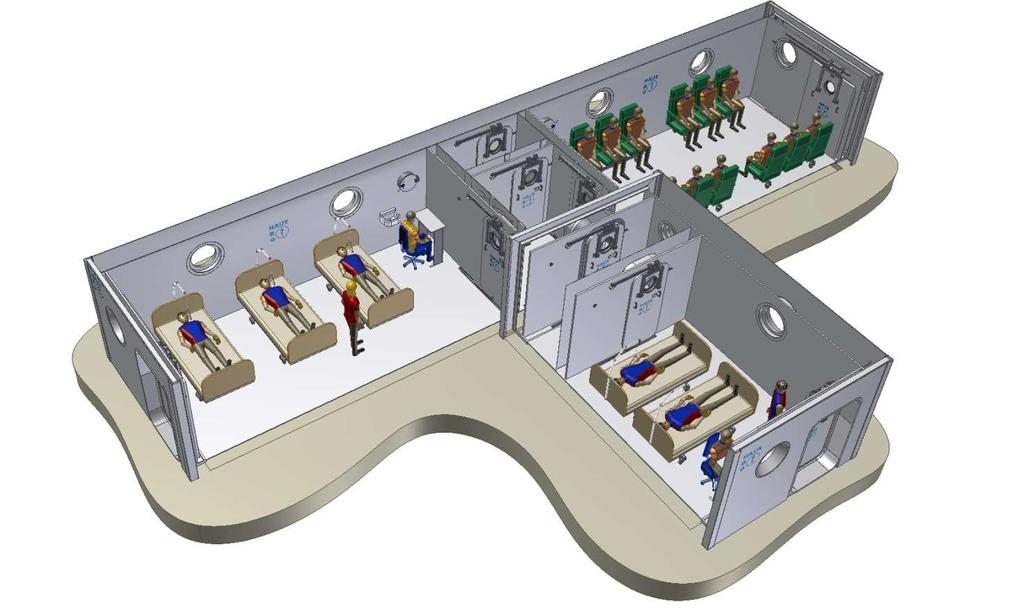 Největší léčebné hyperbarické zařízení na světě-