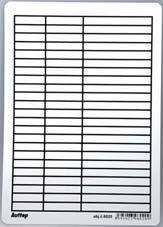 podložky do sešitů, gumovací pera, pryže Podložky do sešitů PVC a popisovací složky 070760 podložka A5 / PVC / linka - čtvereček 4,90