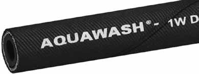 ČIŠTĚNÍ A MYTÍ - vysokoé Hadice pro vysokoá mycí zařízení AQUAWASH 1SN Od -40 C do +160 C Hadice pro ové čištění a mytí horkou a studenou vodou. Odolná otěru, ozónu a detergentům.