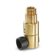 Chrání zařízení před částečkami nečistot ve vodě. Množství vody do 1.200 l/h, připojení 3/4", s adaptérem 1". 8 4.440-207.