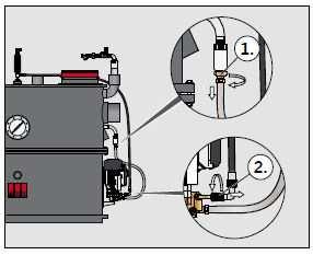 Odšroubujte matice šroubového spoje M10 (3 4 ks kolem okraje) klíčem velikosti 17 a vyjměte šrouby z vyvrtaných otvorů.