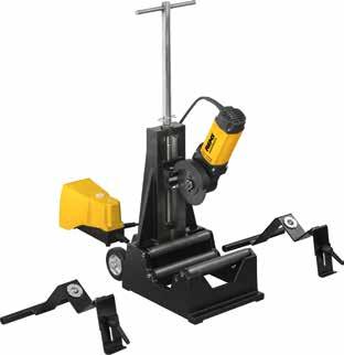 S bezúdržbovou prevodovkou, osvedčeným univerzálnym motorom 230 V, 50 60 Hz, 1200 W. Otáčky 115 min -1. Vodiace kladky z kalených presných oceľových rúrok na rúrky Ø 100 225 mm, Ø 4 6".
