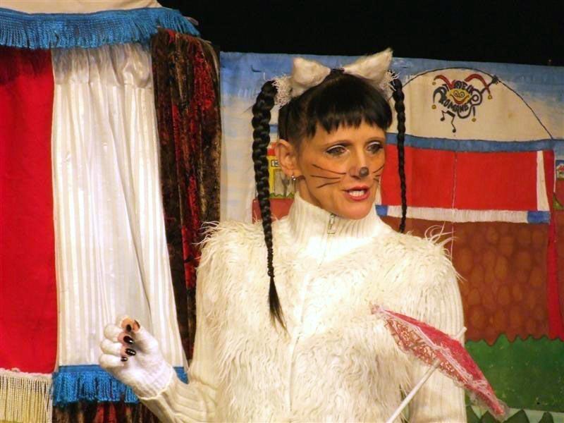 Pohádka vypráví o tom, jak se pejsek Romí a kočička Jarčí chystají se do divadla za svými kamarády.