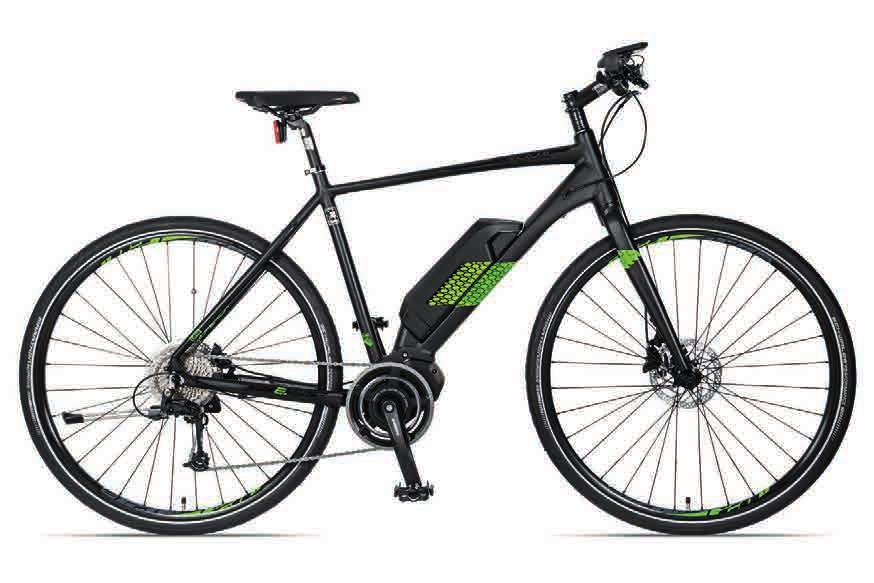 Teža: 17,4 kg + 2,7 kg baterija Okvir aluminij 6061.