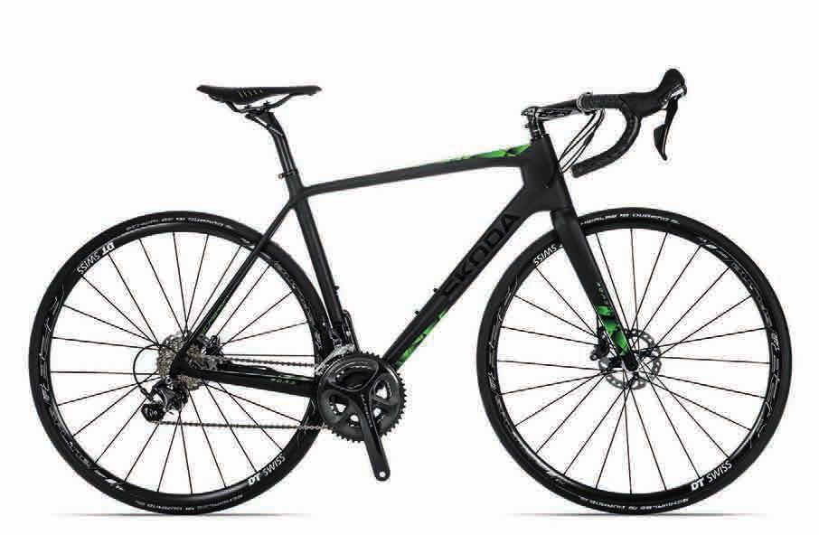 Teža: 7,9 kg Okvir Carbon Road Race CRB BF-RB03 Vilice Full Carbon UD Ročice Shimano Ultrega 6800 50/34T Sprednje pesto DT Swiss R32 Spline Zadnje pesto DT Swiss R32 Spline Menjalnik Shimano Ultrega