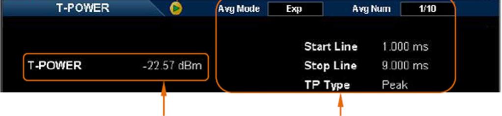 Avg Mode Nastavuje průměrný provozní režim na Exp, nebo Repeat (výchozí nastavení je Exp ). Když se zvolí Exp, výsledkem bude exponenciální průměr počtu N (určuje se v Avg Num ) výsledků měření.