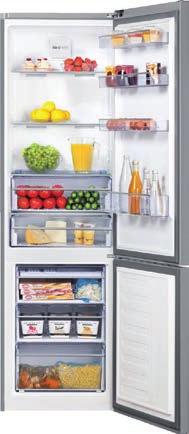 RP 5993 Kč Chladničky od 116 do 13 cm 8 1 76 Kombinovaná chladnička Whirlpool BLF 7001 W, automatické odmrazování chladničky, antibakteriální těsnění - LED osvětlení, objem
