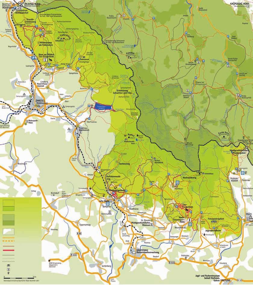 Šumava I Národní park Bavorský les: vstup dovolen