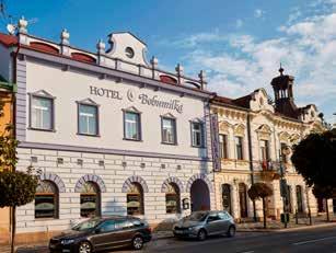 Hotel Bohumilka Hotel pro lázeňské hosty se nachází na hlavní ulici spojující centrum města s lázeňským areálem.