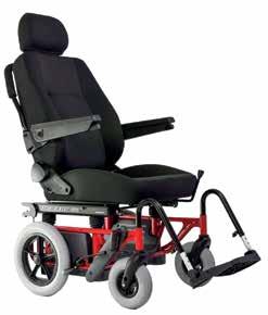 Carony se skládá z podvozku a pohodlné sedačky (BEV, Compact), kterou lze