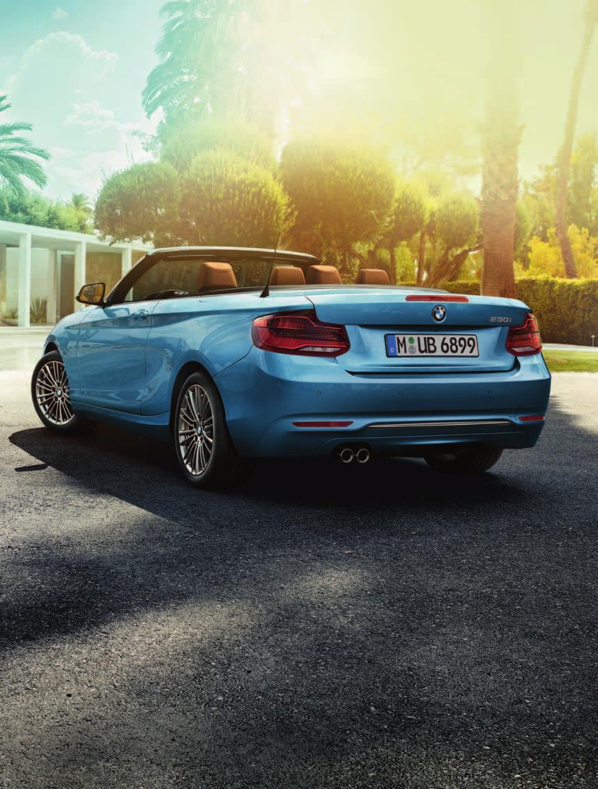 Radost z jízdy BMW ŘADY 2 CABRIO CENA ZÁKLADNÍHO MODELU OD