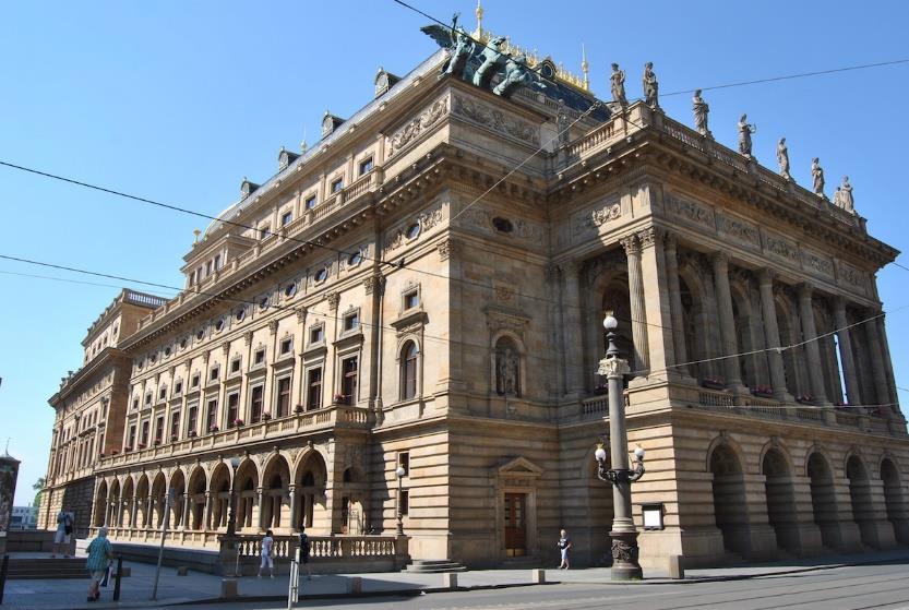Dnešní podobu Národního divadla tvoří čtyři umělecké soubory Opera, Činohra, Balet a Laterna magika a pod uměleckou správu divadla patří čtyři scény Národní divadlo, Státní opera, Stavovské divadlo a