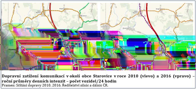 Intenzita dopravy byla v roce 2010 i 2016 na komunikaci II/381, na úseku Velké Němčice Vranovice změřena v rozmezí 1001 3000 vozidel za 24 hodin.