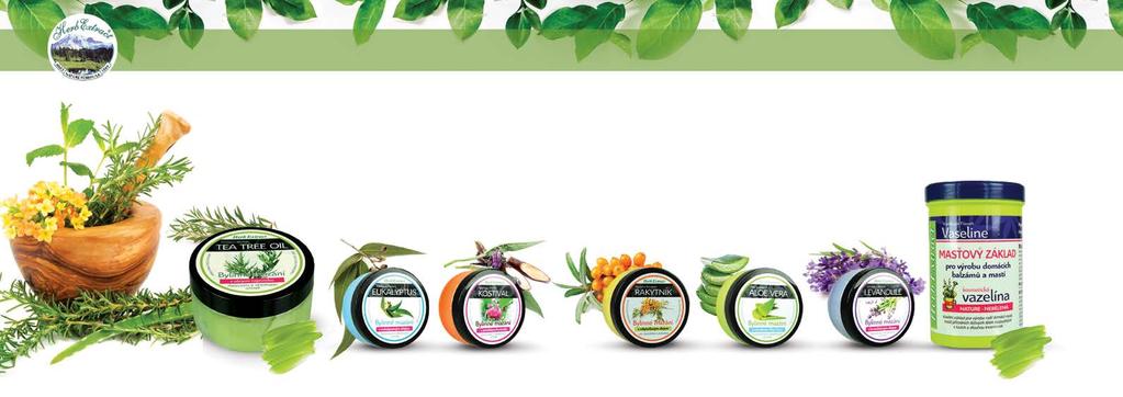 BYLINNÁ MAZÁNÍ kosmetika z léčivých bylin TEA TREE OIL Napomáhá odpuzovat hmyz a hodí se na zklidnění kůže po poštípání hmyzem. Vhodná na opruzeniny a při kožních problémech.