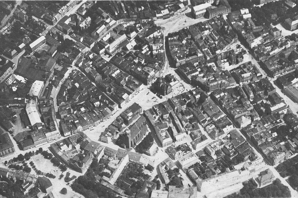 20 Centrum měta okolo roku 1930 Celková ploa
