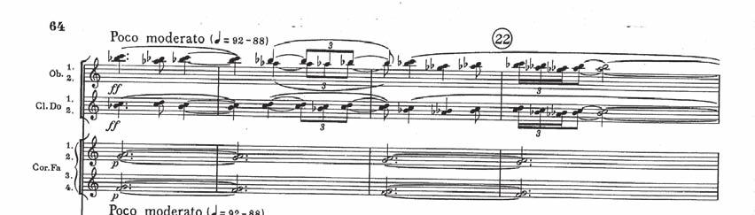 // PŘÍKLADY EDIČNÍCH PROBLÉMŮ V DÍLE BOHUSLAVA MARTINŮ A NÁSTIN MOŽNÝCH ŘEŠENÍ // 109 Bohuslav Martinů, Koncert pro klavír a orchestr č. 4 Inkantace H. 358, 1955 1956, II. věta, repríza, s.