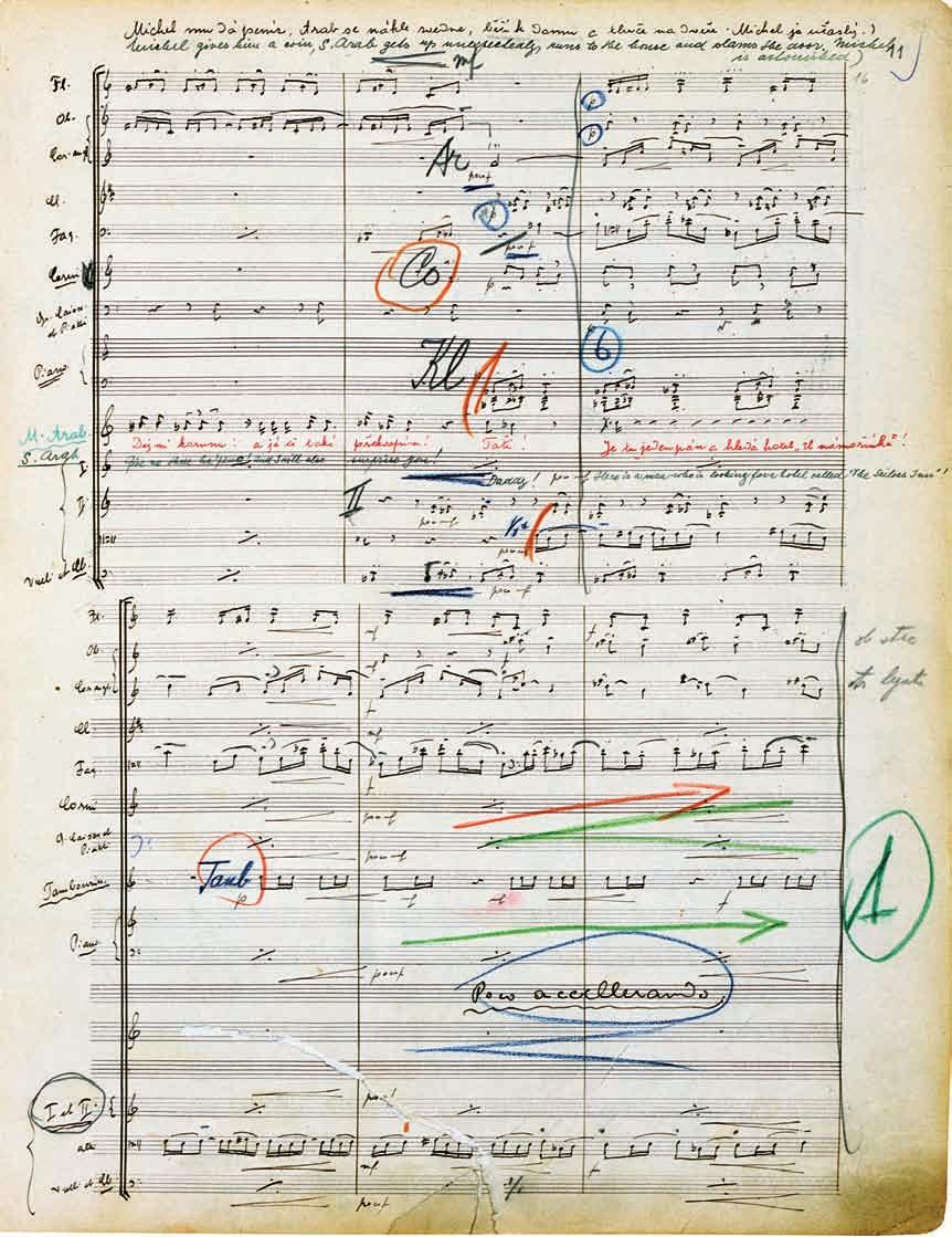 34 // RUKOVĚŤ HUDEBNÍHO EDITORA // Bohuslav Martinů, opera Juliette H. 253, 1936 1937.