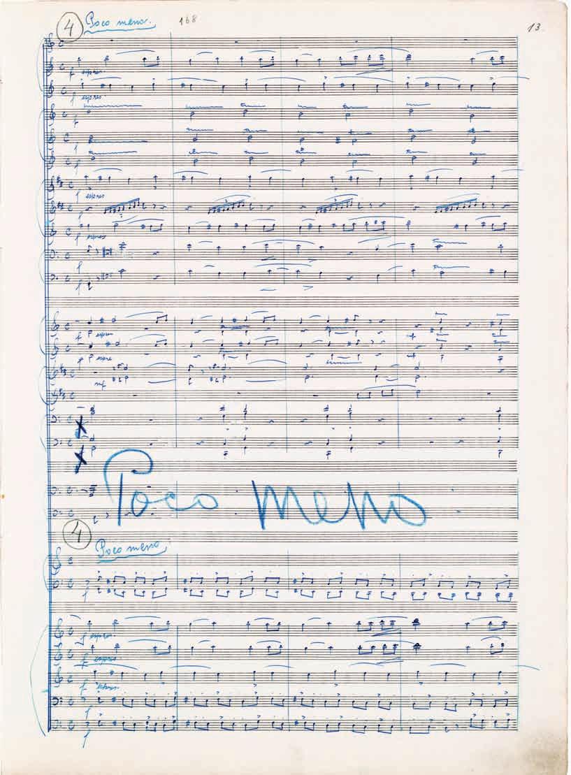 46 // RUKOVĚŤ HUDEBNÍHO EDITORA // Bohuslav Martinů, La Bagarre H. 155, 1926, autograf (čistopis).