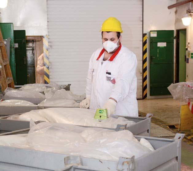 pásme JE V1 Meranie zdemontovaného izolačného materiálu Demontáž izolácií v