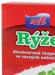 AVE Rýže dlouhozrnná varné sáčky 480 g AVE Rýže