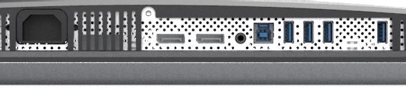 Připojení kabelu USB 3.0 Po připojení kabelů DP-mDP připojte podle následujících pokynů k počítači kabel USB 3.0 a dokončete konfiguraci monitoru: 1. Propojte USB 3.
