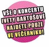 jednoho z nejvýznamnějších českých spisovatelů. Do megakoncertu Ivety Bartošové zbývá už pouze jedenáct dnů... Depešáci v Prostějově.
