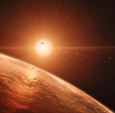 Planeta známá pod označením GJ 1214b byla pozorována při přechodu přes disk své mateřské hvězdy. Část světla hvězdy přitom prošla atmosférou planety.