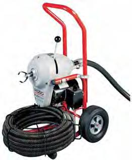 Svislý rám s velkými pojezdovými koly a nosičem koše se spirálami. Vlastnosti K-1500 G Benzinový motor 6 HP. 4-stupňová převodovka: 333, 425, 500 ot/min vpřed, 250 ot/min vzad.