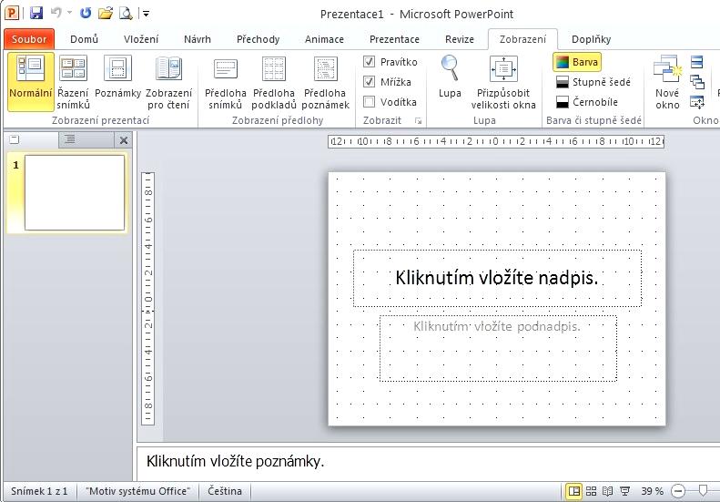 Upřesnění zobrazení programu formáty souborů prezentace: PPTX soubor lze upravovat v PowerPointu a z něj ho také spouštět PPSX soubor nelze upravovat, pouze