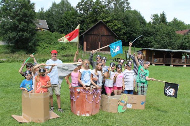 Příměstské tábory O prázdninách se konaly tři příměstské tábory: 7. ročník Summer English Campu (19 žáků), Cesta z města (9 žáků) a tábor T- Centra (10 žáků).