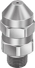 Vyměnitelné vířivé tělísko 3/4" až 3" NPT nebo BSPT Dvoudílné lité tělo Vyměnitelné vířivé