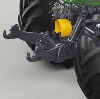 Zadní ramena s hydraulickou stranovou stabilizací 20.
