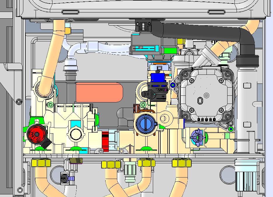 6.3. Hydroblok 6 7 9 10 1 2 3 4 5 8 11 POPIS 1 Pojistný ventil 3 bar / By-pass 6 Deskový