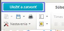 zostava sa uloží do priečinka a pod názvom, ktorý zvolíte, avšak pred uložením môžete upraviť jej xml kód.