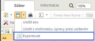 Export a Import zostavy (predlohy) Export a import zostáv slúži na prenesenie jednej zostavy (predlohy) do inej databázy, aby sa v každej databáze