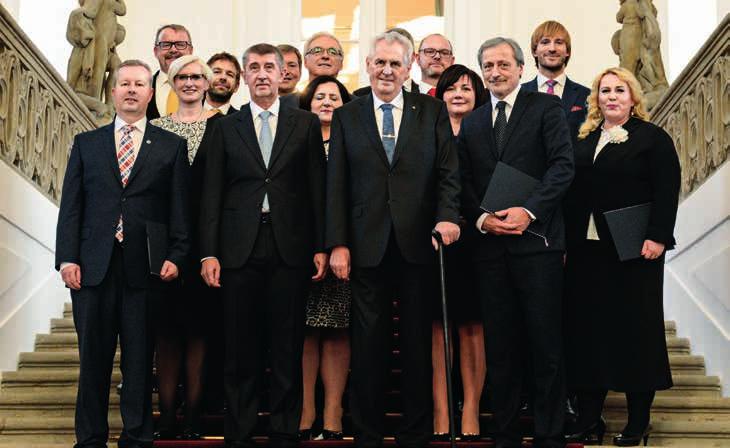 VLÁDA A ZDRAVOTNICTVÍ Foto: ČTK Prezident Miloš Zeman jmenoval 13. prosince 2017 v Praze vládu premiéra Andreje Babiše (ANO).